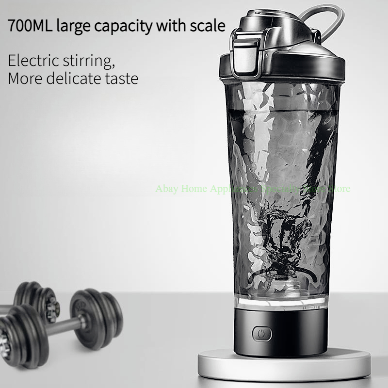 Protein Shaker Bottle - 700ML Ładowalna Elektryczna Butelka Mieszająca z