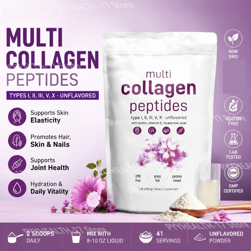 Collagen Peptide Powder - Proszek z wieloma peptydami kolagenowymi typu