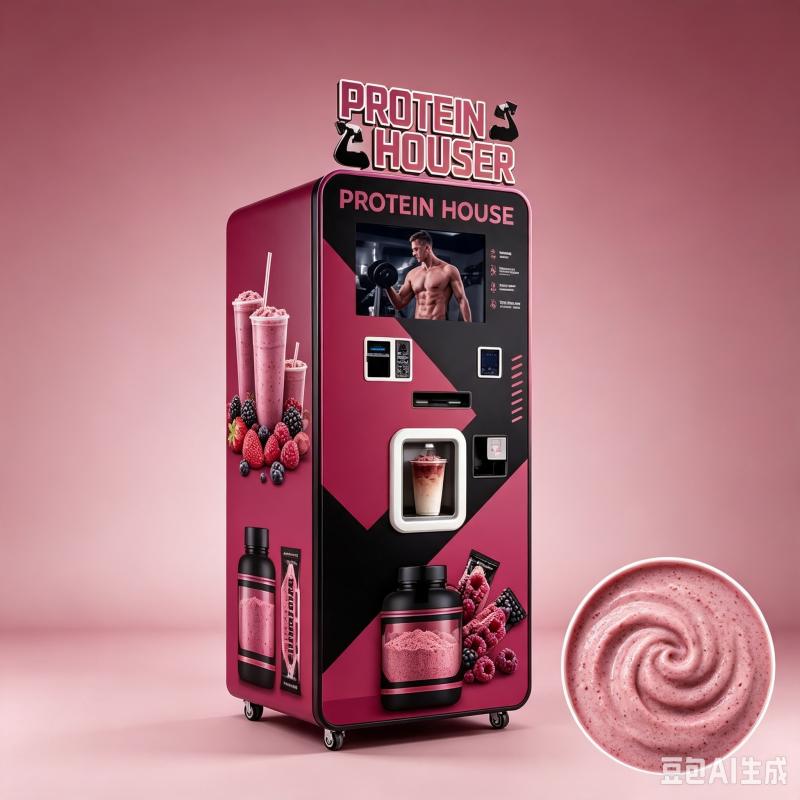 Nutrition Fitness Equipment - Automat do sprzedawania koktajli proteinowych, dostosowana