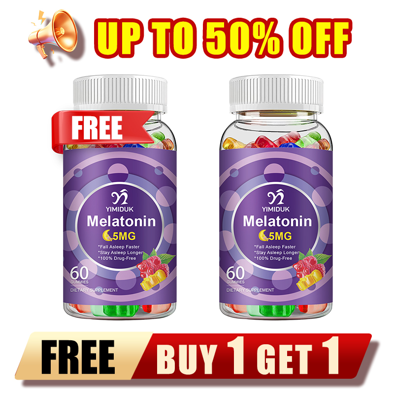 Melatonin Sleep Gummy - Melatonina w żelkach 5 mg, wspomaga