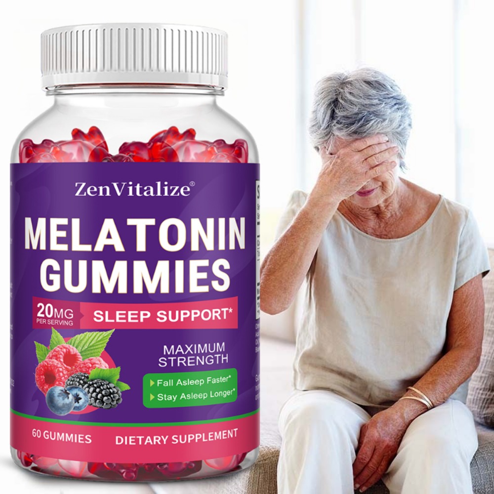 Melatonin Sleep Gummy - Żelki z melatoniną dla dorosłych poprawiają