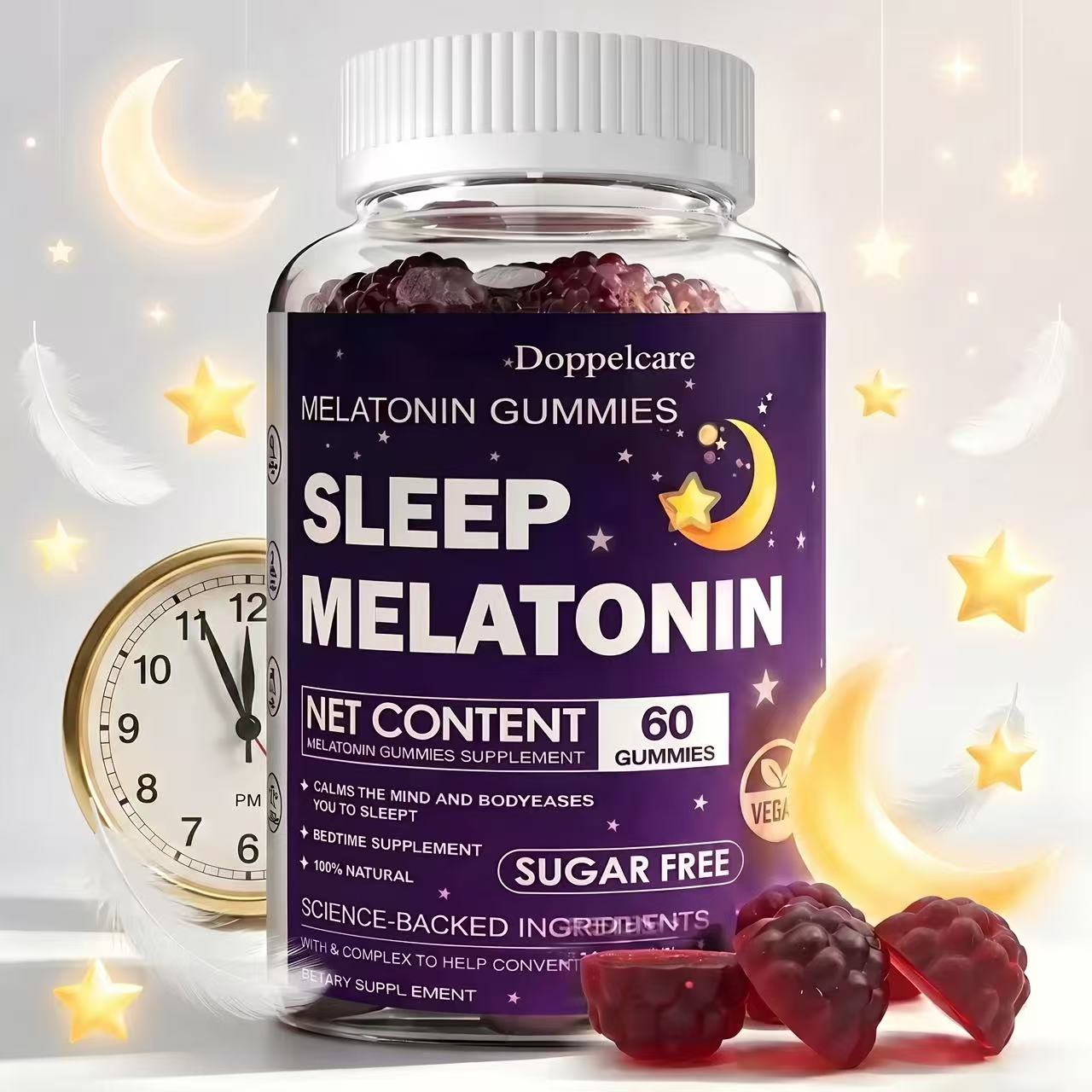Melatonin Sleep Gummy - Żelki z melatoniną do spania, bez