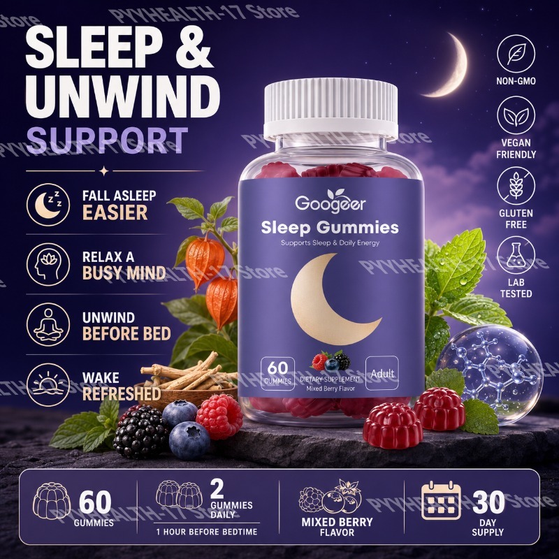 Melatonin Sleep Gummy - Googeer Żelki do spania dla dorosłych