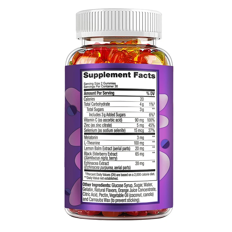Żelki do spania - Relaksacja,  – Melatonin Sleep Gummy recenzja i cena