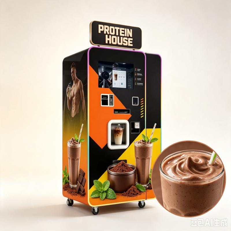 Automat do proteinowych shake' – Nutrition Fitness Equipment recenzja i cena