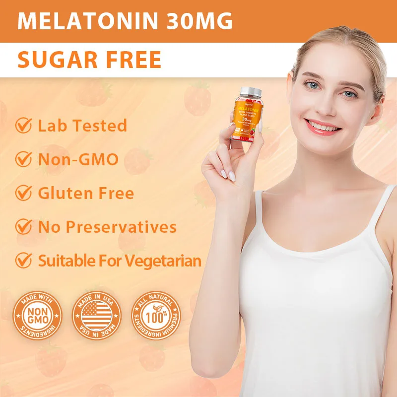 Melatonina 30mg - Uspokaja umy – Melatonin Sleep Gummy recenzja i cena