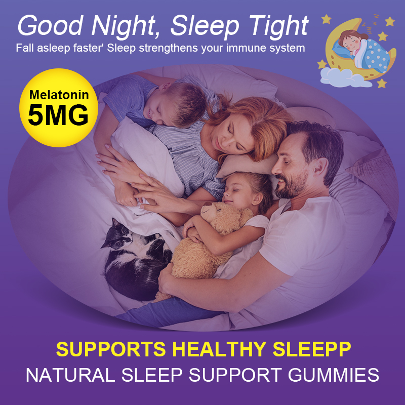 Melatonina w żelkach 5 mg, wsp – Melatonin Sleep Gummy recenzja i cena