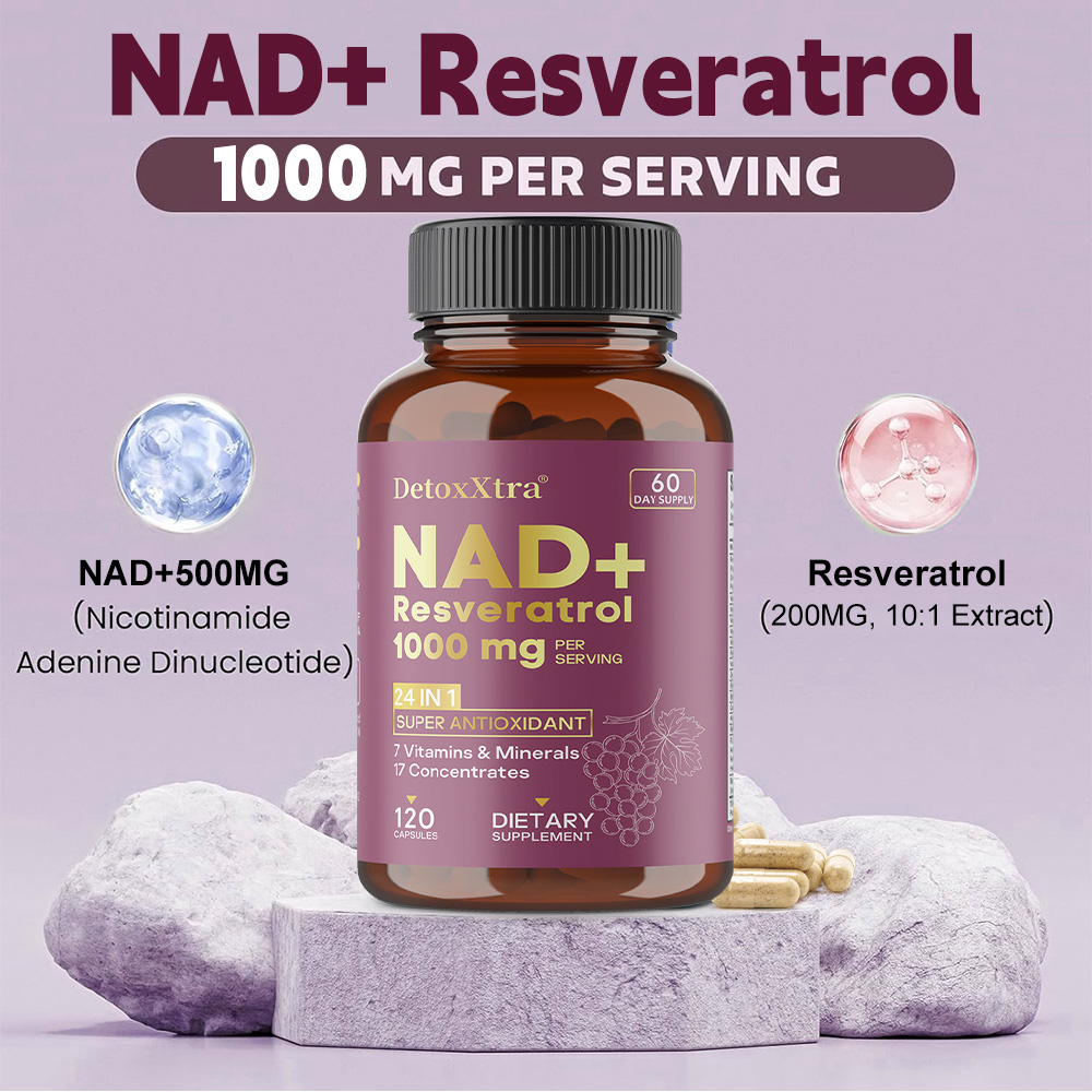 Suplementy NAD+ Resveratrol -  – Resveratrol Capsule Anti Aging recenzja i cena