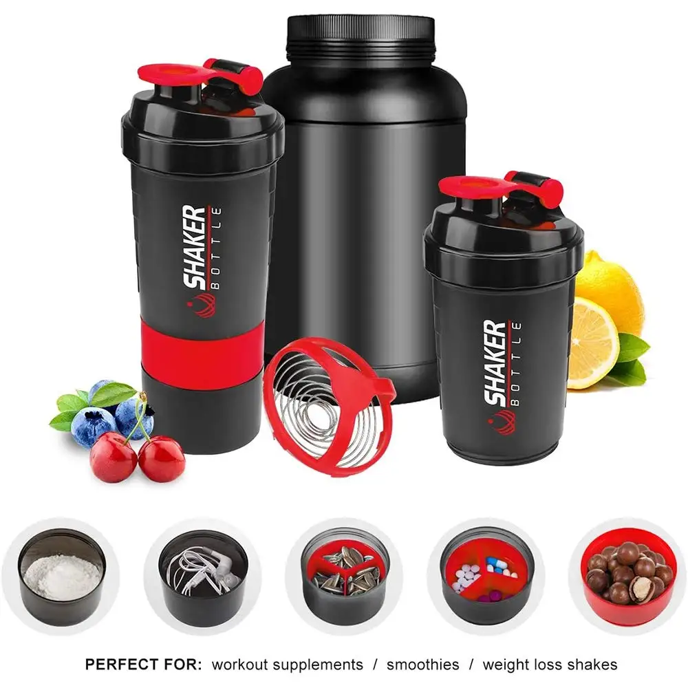 500 ml warstwowa butelka na bi – Protein Shaker Bottle recenzja i cena