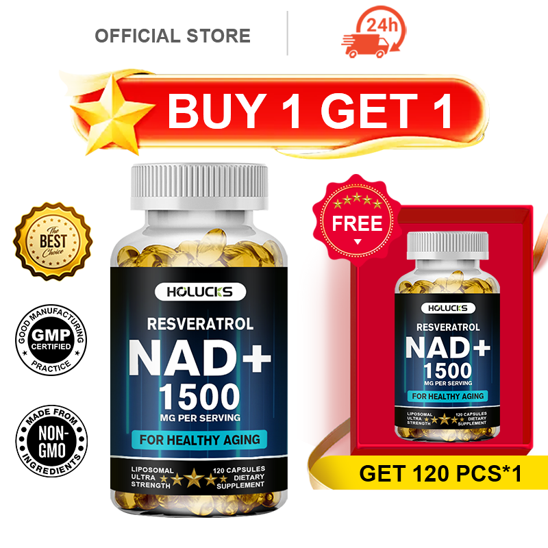 HOLUCKS NAD+ Kapsułki, z NAD+  – Resveratrol Capsule Anti Aging recenzja i cena