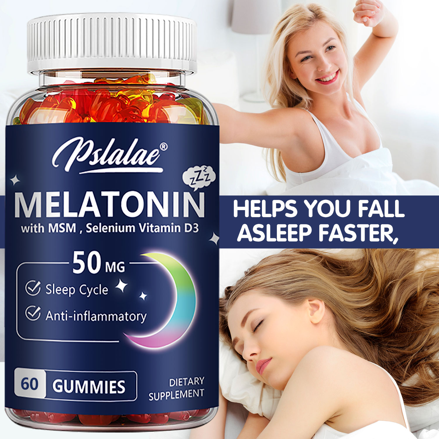 Melatonina w żelkach 50mg - Po – Melatonin Sleep Gummy recenzja i cena